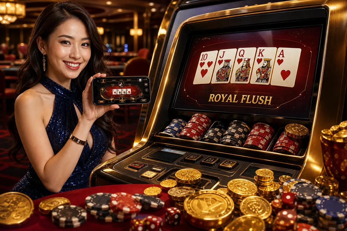 jp9 Sapphire Cascade slot game